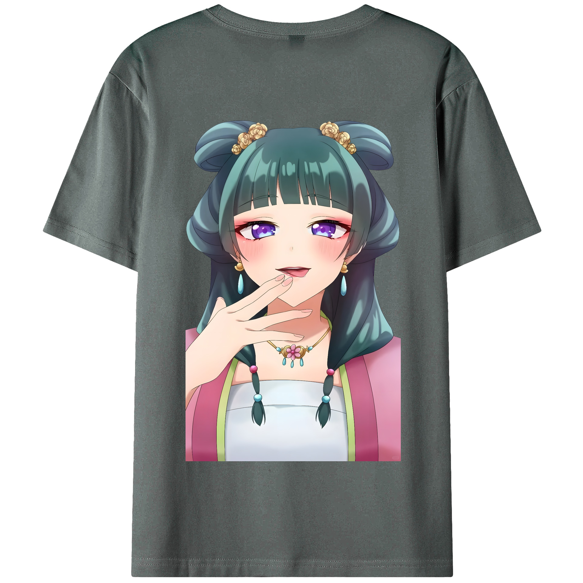 （画像用） 薬屋のひとりごと The Apothecary Diaries 綿100％半袖Tシャツ（背面プリント）